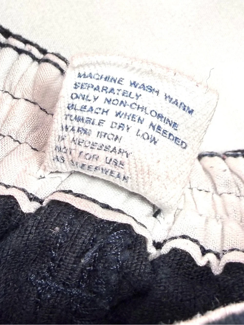 VINTAGE BABY GAP 2003 Y2K Navy Corduroy Snap Crotch Baby Pants 3-6M